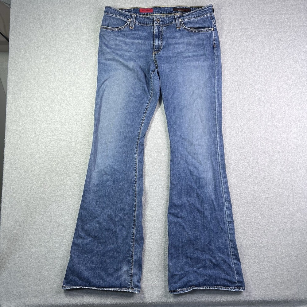 AG Adriano Goldschmied Jeans Women's 31 (32x31.5) Reg The Legend Flared Leg READ